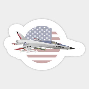 F-105 Thunderchief Military Airplane Sticker